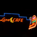 Restored Luna Cafe Neon
