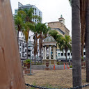 Closed Horton Plaza Park in San Diego