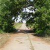 Bypassed road section west of Canute, OK