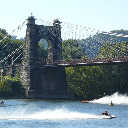 Racing Under Suspension Bridge