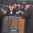 Punxsutawney Phil Prognosticating