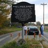 Grave in Road, Franklin, IN