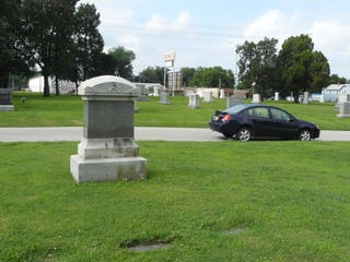 Rear of Alexander Avery stone, Tulsa, OK